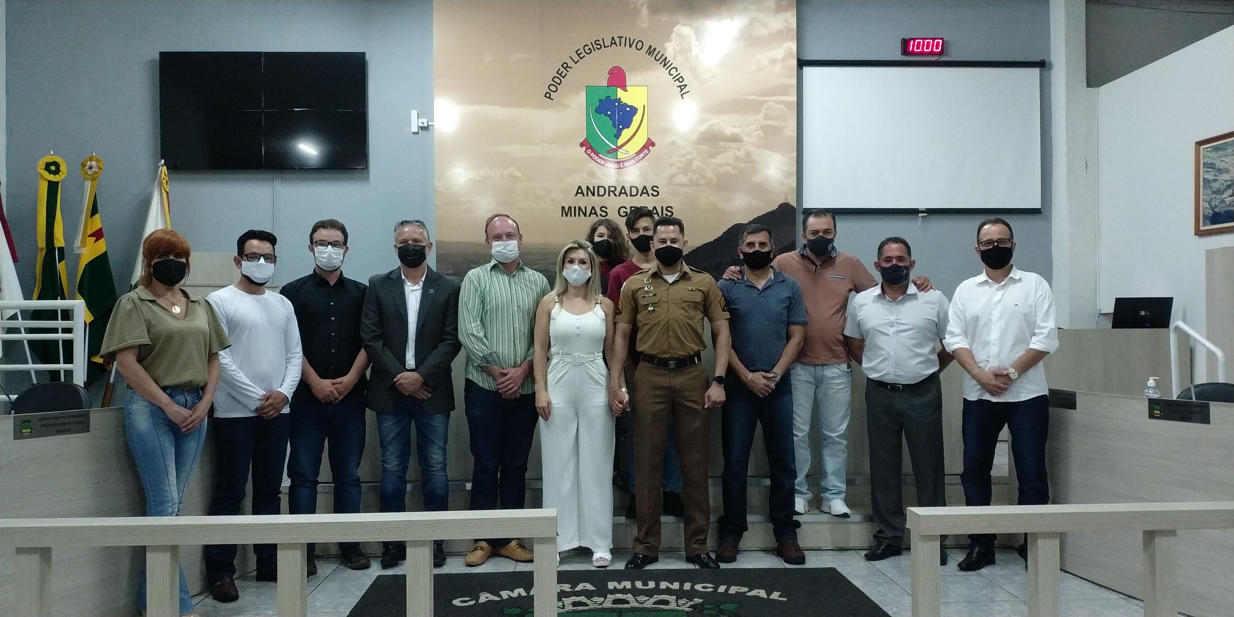 Câmara presta homenagem ao Sargento Saulo Guedes que atuou por 12 anos na PM em Andradas