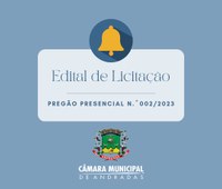 Edital de Licitação - Pregão Presencial n.º 002/2023