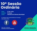 Pauta da 10ª Sessão Ordinária Pauta da 10ª Sessão Ordinária