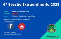 Pauta da 6ª Sessão Extraordinária