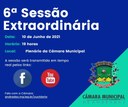 Pauta da 6ª Sessão Extraordinária Pauta da 6ª Sessão Extraordinária