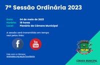 Pauta da 7ª Sessão Ordinária de 4 de maio de 2023