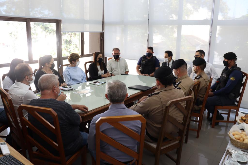 Presidente da Câmara participa de reunião para definir ações estratégicas de segurança em Andradas