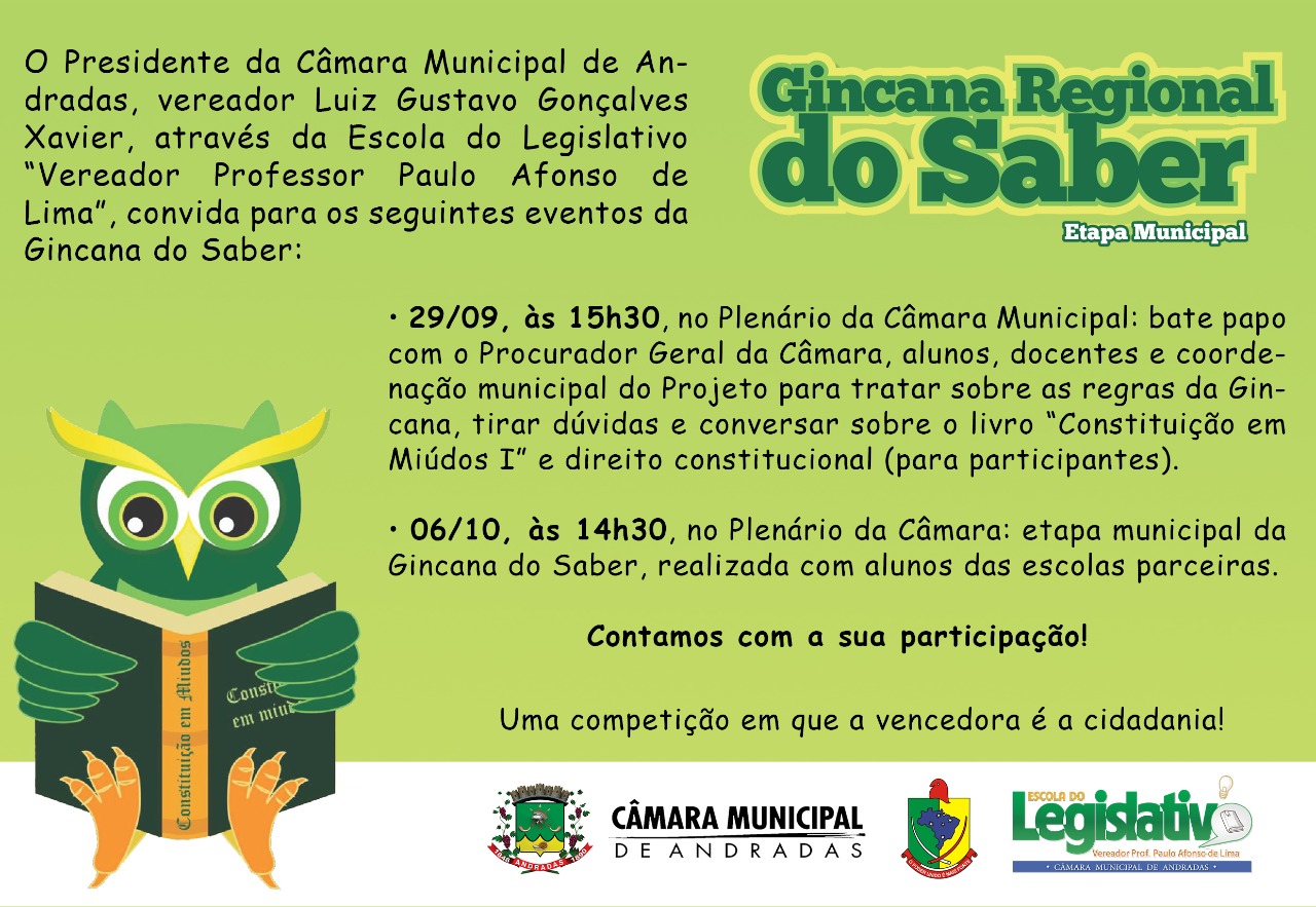 Vem aí, a Gincana do Saber!