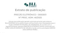 Pregão Eletrônico nº 0000001 - contratação de serviço de veiculação de publicidade institucional por meio de rádio FM com cobertura no município