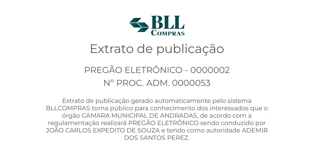 Pregão Eletrônico nº 0000002  - contratação de empresa mantenedora de Portal de Notícias